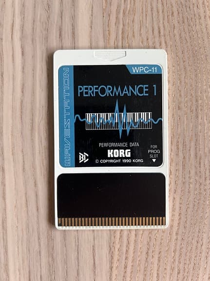Rom card, Korg WPC-11 Performance 1