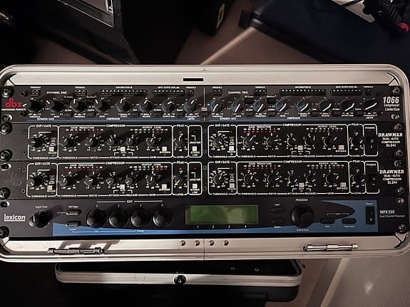 Compressor - rumklang, Dbx Drawmer Lexicon 1066, DL241