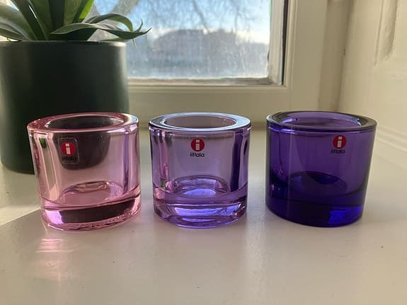 Marimekko/Iittala - kivi lysestager