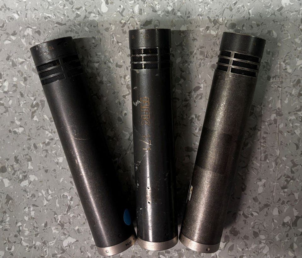 Neumann KM84 mikrofoner