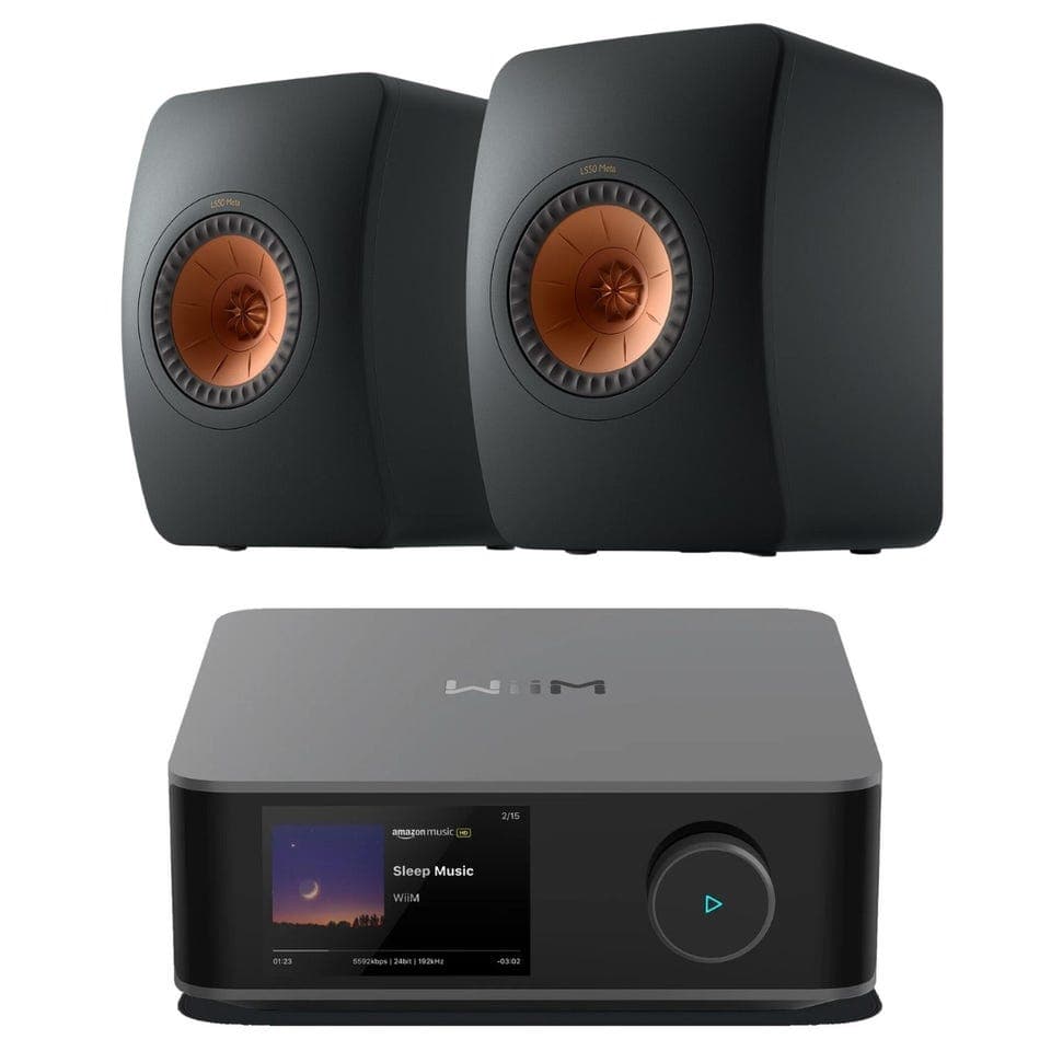 Kef LS50 Meta Carbon + Wiim Amp Ultra Pakke ! Ulike farger