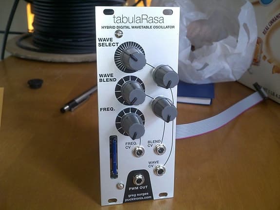 Tabula Rasa wavetable eurorack oscillator modul