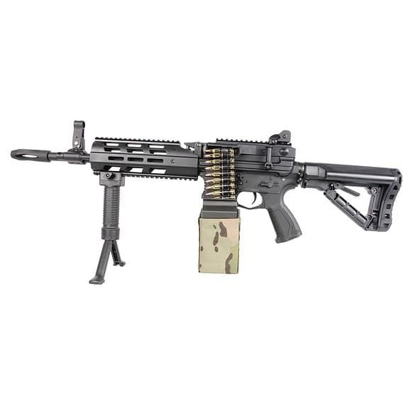 G&G - CM16 LMG med Drum Magasin - AEG