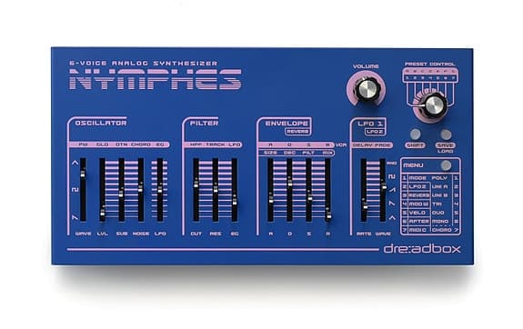 Dreadbox Nymphes-6 Voice Polyphonic Analog Synthesizer