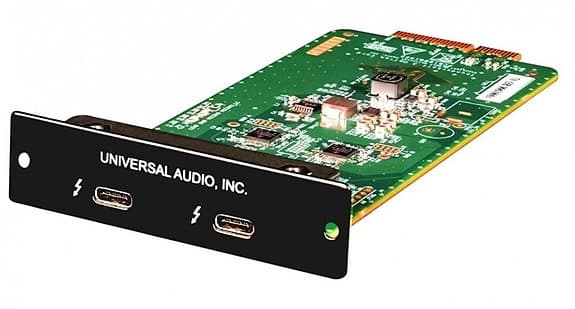 ThunderBolt 3 Opsjon til Universal Audio Apollo Rack enheter