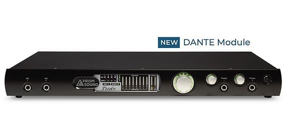 Prism Sound Titan UC Reference Grade Audio Interface med DANTE Option Card!
