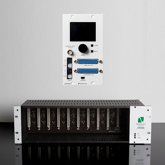 Wes Audio Titan NG 500 Recall Chassis m/Calypso 8 kanals AD/DA konverter