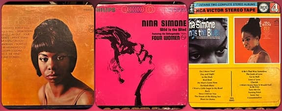 3 stk. Tapes NINA SIMOE Reel to reel / spolebånd selges samlet eller separat