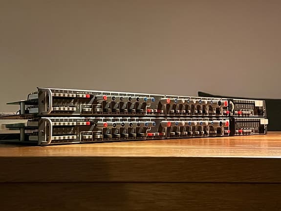 2 x Harrison Systems "Raven" channel strips. Made in USA