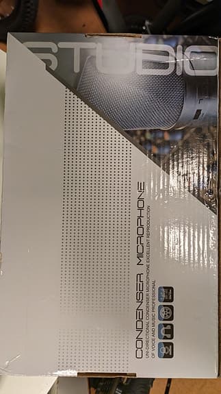 Condenser recording microphone