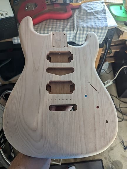 Gitarkropp til super Stratocaster prosjekt - Ny pris!