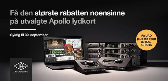 Universal Audio Apollo-lydkort-få store rabatter + UAD Bonus plug-ins