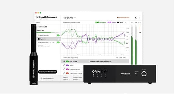 Audient Oria Mini + Sonarworks Sound ID Reference Complete Bundle
