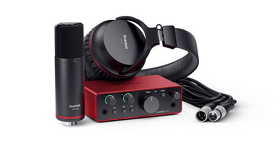 Focusrite Scarlett Solo Studio G4, Studiopakke m.mik & headset