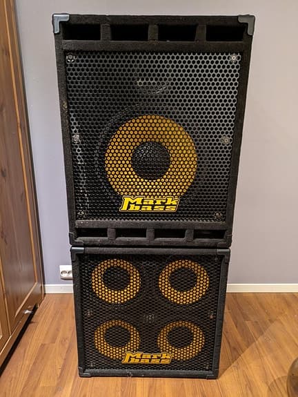 MarkBass amp og kabinett