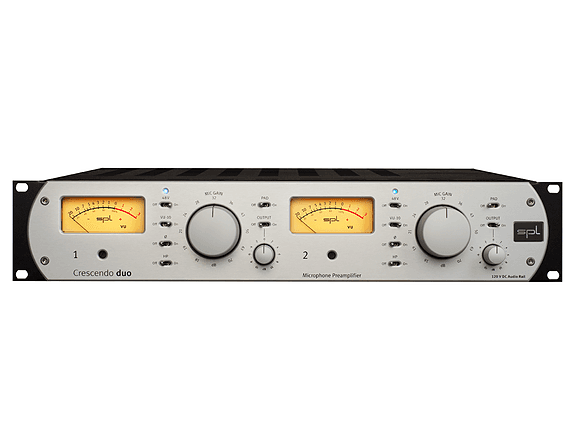 SPL Crescendo DUO Dual-Channel Microphone Preamplifier with 120V technology