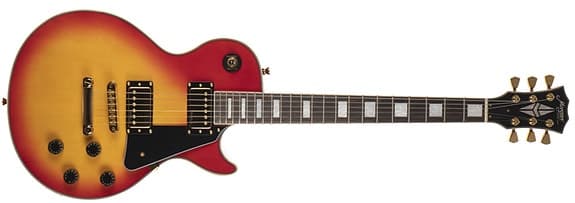MORGAN LP40 Les Paul pakke Cherry sunburst bag, reim og kabel