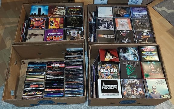 4 banaanilaatikkollista musiikkia (598kpl CD)