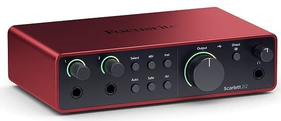 UUSI Focusrite Scarlett 2i2 4th Gen äänikortti