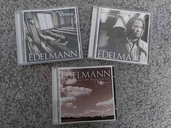 Samuli Edelmann Virsiä 1-3 cd:t, Imatra/Vantaa/posti