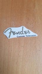 Vattendekal Fender custom telecaster lite tight skuren