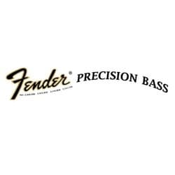 Fender precision bass vattendekal