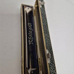 Vintage M. Hohner "Rheingold" munspel med originalask – Made in Germany