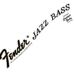 Fender Jazz bass vattendekal