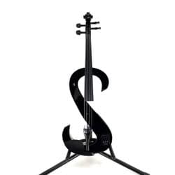 Stagg S-Shaped Electric Viola Outfit Package, Black (BOM) - DEFEKT