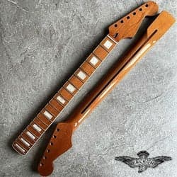 Stratocaster Roasted Replacement Neck Block Inlays 21 fretboard!