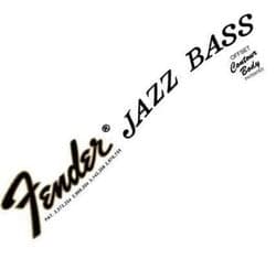 Fender Jazz bass vattendekal