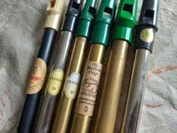 Tin Whistles, 6 Irish Whistles, flöjt, flöjter