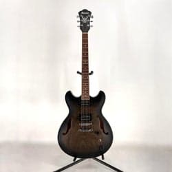 Ibanez AS53 Artcore, Transparent Black Flat - SKADAD