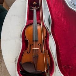 Äldre fiol med Jean-Baptiste Vuillaume-etikett + Heinz Dölling-stråke – Amati-vä