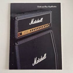 Marshall JCM 800 Lead Series broschyr fr. 80 talet.