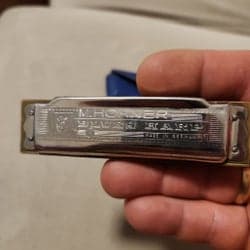 M. Hohner Blues Harp D – Made in Germany – Vintage munspel med originalask