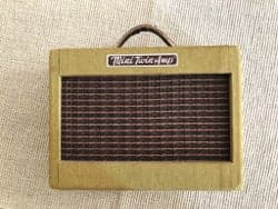 Vintage Fender Mini Twin Style Guitar Amplifier | Compact 17×12 cm Practice Amp