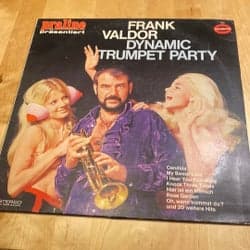 LP vinyl med pikant omslag, Frank Valdor - Dynamic Trumpet Party