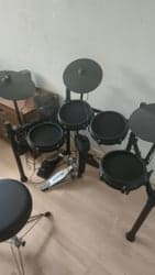 Alesis Nitro Mesh Electronic Drum Kit – Complete Package with Throne