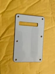 Guitar Back Plate till Stratocaster Ivory white