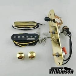 WILKINSON TELE CONTROL PLATE WITH WILKINSON 60'S WVT TELECASTER PICKUPS SET!