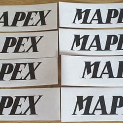 Stickers Mapex 8 st