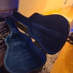 Vintage Martin Dreadnought Case (1970-tal) – Blå plysch