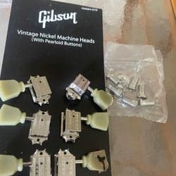 Gibson Vintage Nickel Machine Heads (With Pearloid Buttons)