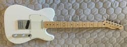 Fender Player Telecaster, vit, med ABS-hardcase