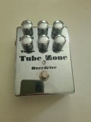 MI Audio Tube Zone Overdrive Pedal Chrome Version 1