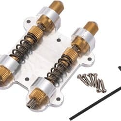 Musiclily Pro Brass Double Tremolo Stopper Stabilizer for Floyd Rose