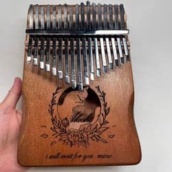 17 Keys Kalimba Tumpiano Portable Musical Instruments For Beginners