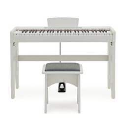Keynote Junior Digital Piano & Stool, White - DEFEKT