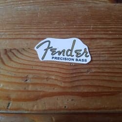 Fender precision bass 51-53 vattendekal